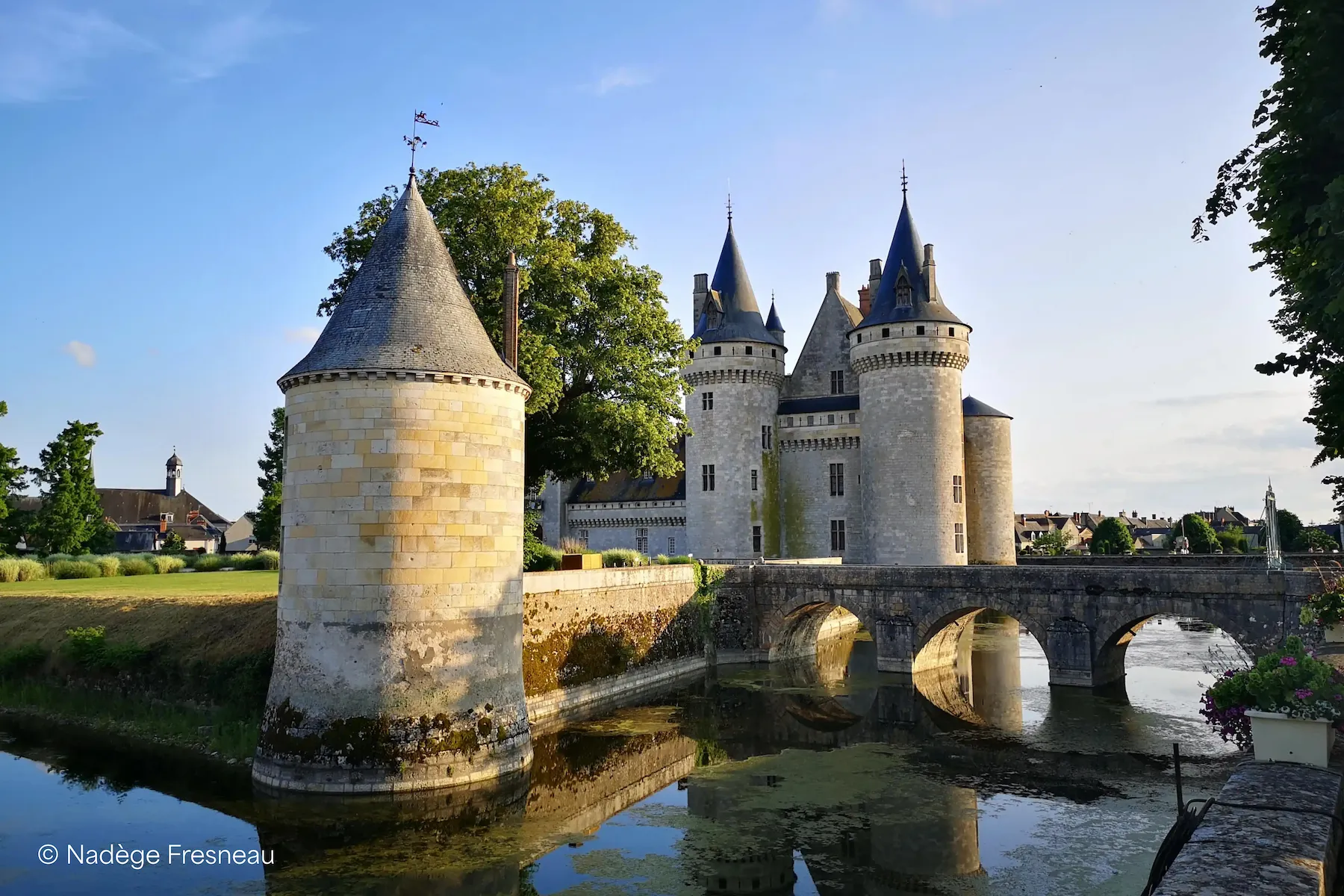 Chateau de sully sur loire exemple filigrane ©Nadège Fresneau